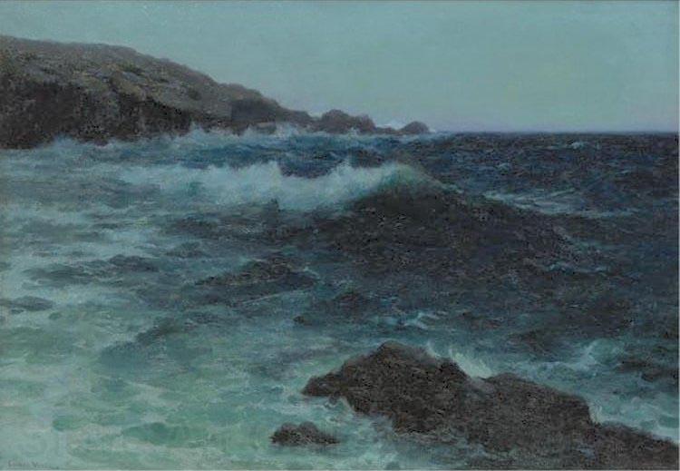 Lionel Walden Hawaiian Coastline, oil painting by Lionel Walden